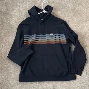 Patagonia Striped Black Hoodie